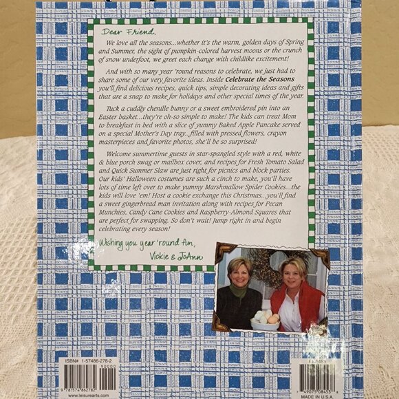 Gooseberry Patch Celebrate the Seasons Book 1 Christmas Crafts Baking Decor Idea - Picture 4 of 9